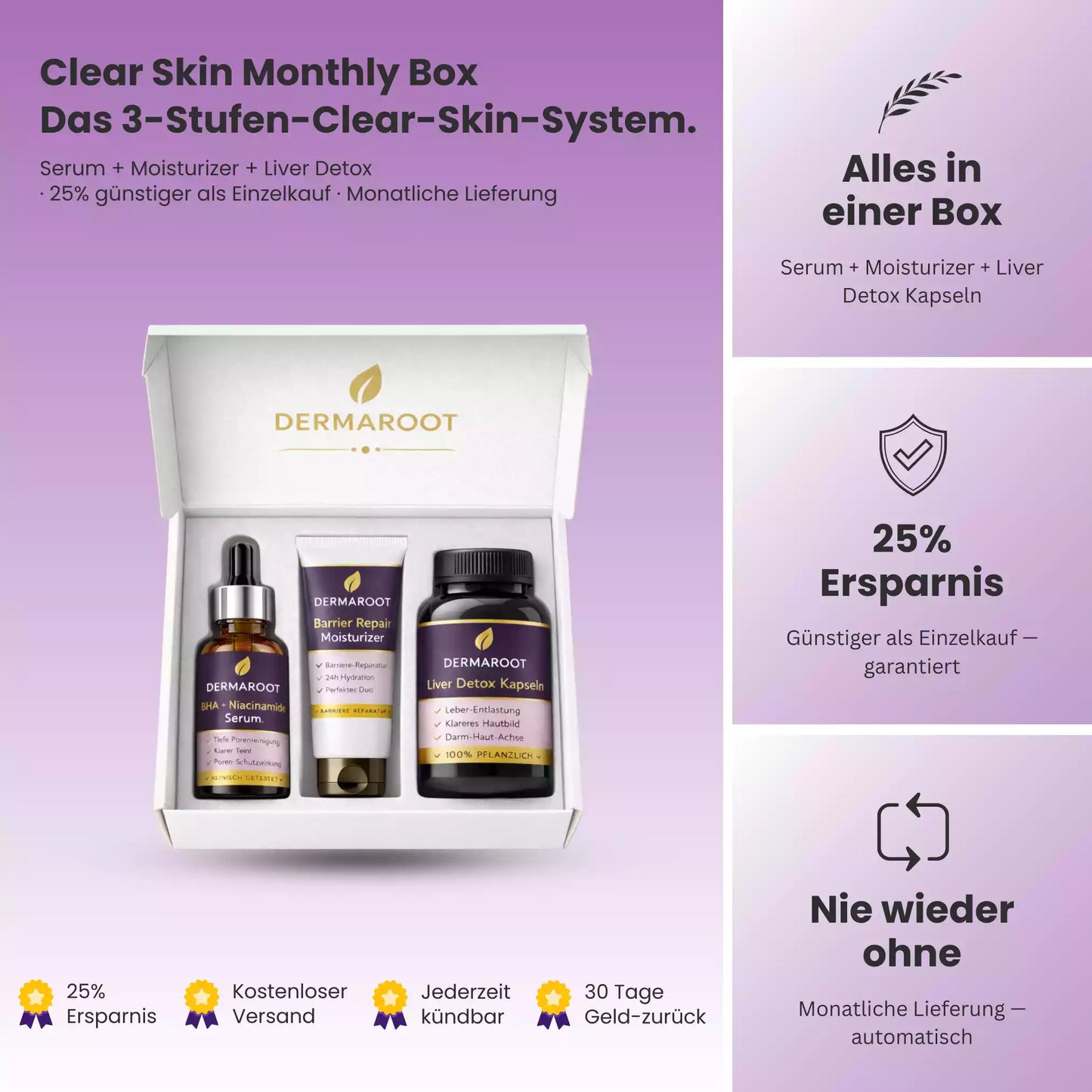 Klare Haut Monatsbox